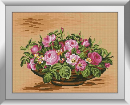 Розовый букет. Набор алмазной живописи. Dream Art (31184D) - Вышивка крестиком и бисером - Овца Рукодельница