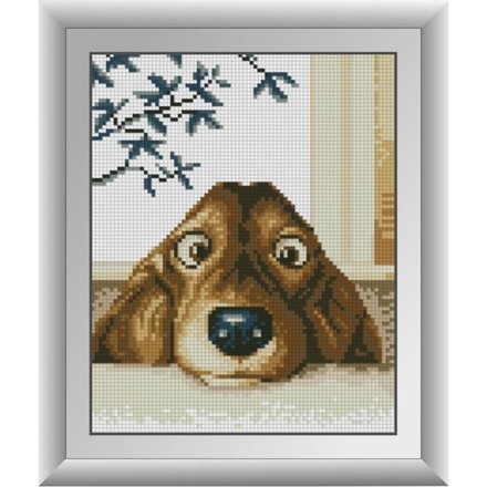Очаровательный щенок. Dream Art (30341D) - Вышивка крестиком и бисером - Овца Рукодельница