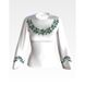 Набір для вишивання жіночої блузки нитками Незабудки БЖ025шБннннi
