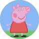 Набор для вышивания бисером Барвиста Вышиванка Сшитая новогодняя игрушка Свинка Пеппа (серия: Свинка Пеппа) 14х14 ТР372аБ1414k