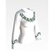 Набір для вишивання жіночої блузки нитками Незабудки БЖ025шБннннi