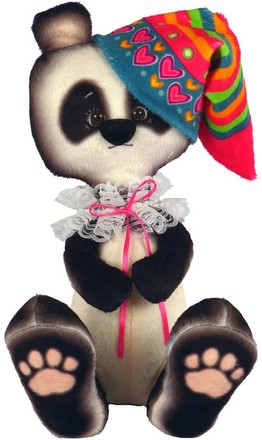 Панда у ковпачку. Набір для шиття м'яких іграшок. Zoo Sapiens (М4017) - Вишивка хрестиком і бісером - Овечка Рукодільниця