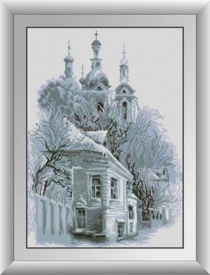 Заснеженная церковь. Набор алмазной живописи. Dream Art (31022D) - Вышивка крестиком и бисером - Овца Рукодельница