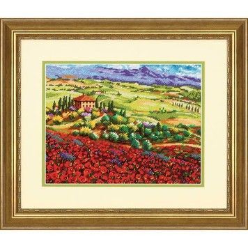 Набір для вишивання гобеленом Dimensions 71-20084 Маки Тоскани // Tuscan Poppies - Вишивка хрестиком і бісером - Овечка Рукодільниця