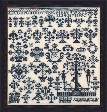 Vierlande 1756. Набор для вышивания. Permin (39-0399) - Вышивка крестиком и бисером - Овца Рукодельница