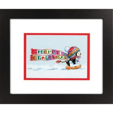 Рождественский пингвин. Набор для вышивания крестом. Дименшенс Dimensions (70-08950) - Вышивка крестиком и бисером - Овца Рукодельница