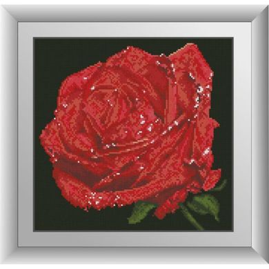 Червона троянда. Dream Art (30525D) - Вишивка хрестиком і бісером - Овечка Рукодільниця