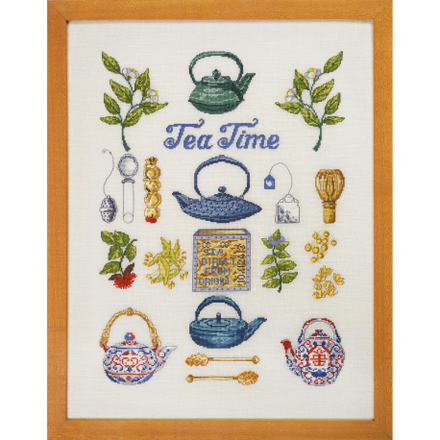 Набір для вишивання "Час чаю (Tea time)" PERMIN - Вишивка хрестиком і бісером - Овечка Рукодільниця