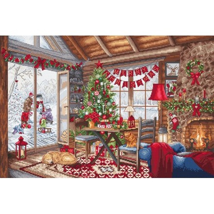 Різдвяний будиночок Набір для вишивання хрестиком LETISTITCH L8105 - Вышивка крестиком и бисером - Овца Рукодельница