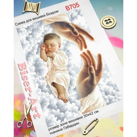 Оберіг для немовляти Схема для вишивки бісером Biser-Art B705ба - Вишивка хрестиком і бісером - Овечка Рукодільниця