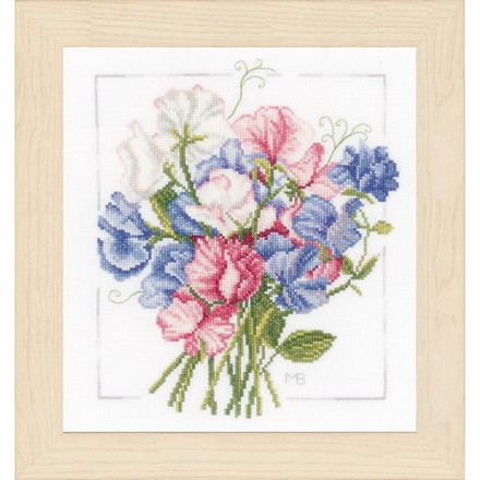 Набор для вышивания Lanarte PN-0157497 Colorful Bouquet - Вышивка крестиком и бисером - Овца Рукодельница