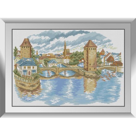 Страсбург. Dream Art. Набор алмазной мозаики (квадратные, полная) 31712 - Вышивка крестиком и бисером - Овца Рукодельница