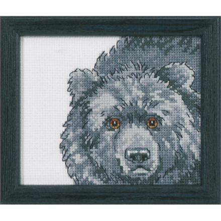 Набір для вишивання "Ведмідь (Bear)" PERMIN - Вышивка крестиком и бисером - Овца Рукодельница