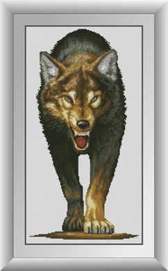 Хищный волк. Набор алмазной живописи. Dream Art (30978D) - Вышивка крестиком и бисером - Овца Рукодельница