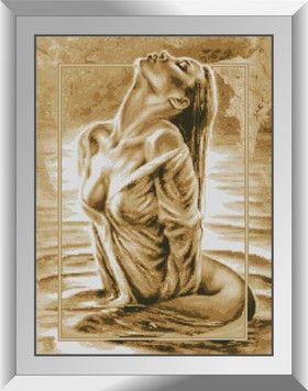 Набір для малювання каменями алмазний живопис Dream Art Купання (квадратні, повна) 31292D - Вишивка хрестиком і бісером - Овечка Рукодільниця