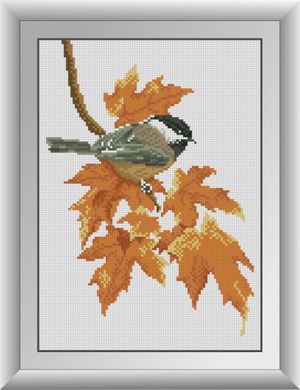 Птичка осень. Набор алмазной живописи. Dream Art (30826D) - Вышивка крестиком и бисером - Овца Рукодельница