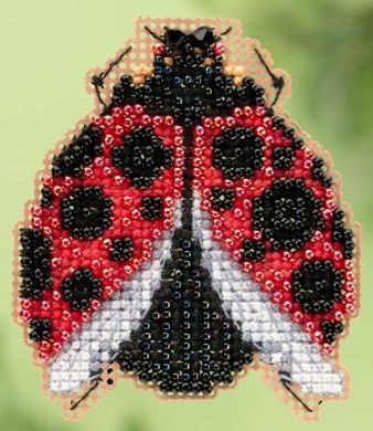 Ladybug Hug/Сонечко. Набір для вишивання. Mill Hill (MH185103) - Вишивка хрестиком і бісером - Овечка Рукодільниця