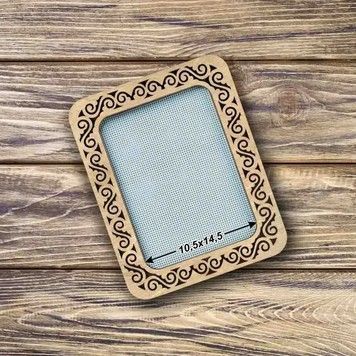 Магнитные пяльцы для вышивания (внутренний размер 10,5&times;14,5 см) Wonderland Crafts FLMP-032 - Вышивка крестиком и бисером - Овца Рукодельница