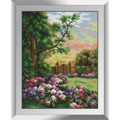 Калитка в сад Набор алмазной живописи Dream Art 31839D - Вышивка крестиком и бисером - Овца Рукодельница