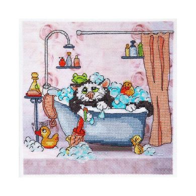 Ванна для кота. Набор для вышивания крестом. Алисена (5070а) - Вышивка крестиком и бисером - Овца Рукодельница