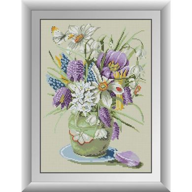 Весняні квіти. Dream Art (30215D) - Вишивка хрестиком і бісером - Овечка Рукодільниця