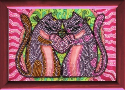 Серцебиття. Малюнок на тканині. Butterfly (972Б) - Вишивка хрестиком і бісером - Овечка Рукодільниця
