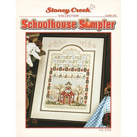 Schoolhouse Sampler Схема для вышивания крестом Stoney Creek LFT101 - Вишивка хрестиком і бісером - Овечка Рукодільниця