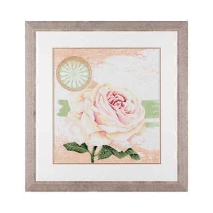 Набор для вышивания Lanarte L34924 White Rose - Вишивка хрестиком і бісером - Овечка Рукодільниця
