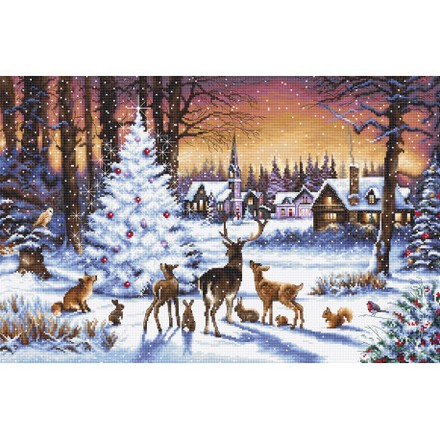 Набор для вышивания LETISTITCH Christmas Wood LETI 947 - Вишивка хрестиком і бісером - Овечка Рукодільниця