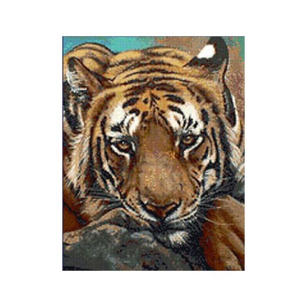 Набор для вышивания Kustom Krafts JW-005 Siberian Tiger - Вишивка хрестиком і бісером - Овечка Рукодільниця