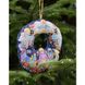 Різдвяний вертеп Набір для вишивання хрестиком об'ємної прикраси Абрис Арт AHT-002
