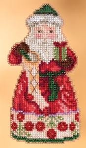 Christmas Spirit Santa / Різдвяний Дух Санта. Набір для вишивання. Mill Hill (JS203105) - Вишивка хрестиком і бісером - Овечка Рукодільниця
