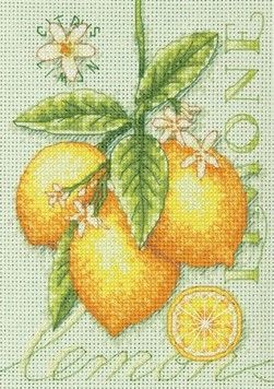 Набор для вышивки крестом Dimensions 70-65132 Lemons - Вышивка крестиком и бисером - Овца Рукодельница