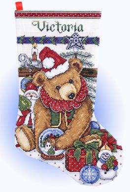 Викторианский медведь. Набор для вышивания крестом. Design Works (dw5391) - Вышивка крестиком и бисером - Овца Рукодельница