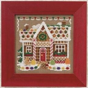 Gingerbread House/Пряничный домик. Набор для вышивания. Mill Hill (MH140306) - Вышивка крестиком и бисером - Овца Рукодельница