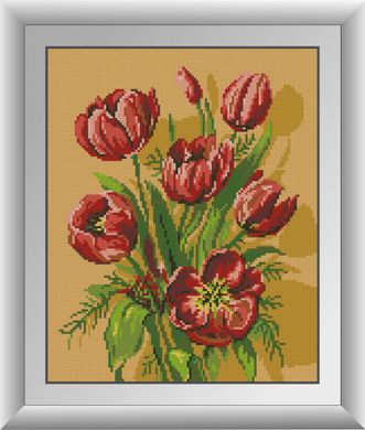 Красные тюльпаны. Набор алмазной живописи. Dream Art (30885D) - Вышивка крестиком и бисером - Овца Рукодельница
