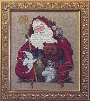 Santa of the Forest Санта Леса. Схемы вышивки крестом. Lavender Lace (LL21) - Вышивка крестиком и бисером - Овца Рукодельница