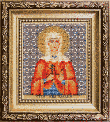 Икона святая мученица Клавдия. Набор для вышивки бисером. Чаривна мить (Б-1189) - Вышивка крестиком и бисером - Овца Рукодельница