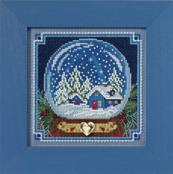 Набір для вишивання Mill Hill Snow Globe MH141734 - Вишивка хрестиком і бісером - Овечка Рукодільниця