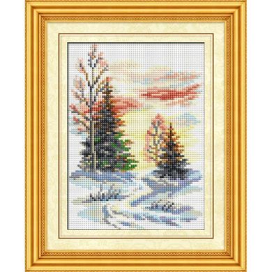 Зимовий краєвид. Dream Art (30187D) - Вишивка хрестиком і бісером - Овечка Рукодільниця