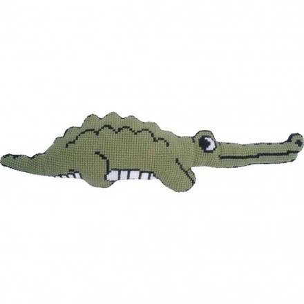 Крокодил Набір для вишивання хрестиком (подушка) Vervaco PN-0203089 - Вишивка хрестиком і бісером - Овечка Рукодільниця