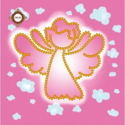 СЛМ-04 Весняний ангел.Схема-мініатюра для вишивки бісером - Вишивка хрестиком і бісером - Овечка Рукодільниця
