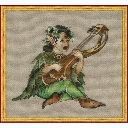 Набор для вышивания крестом NIMUЁ 12-Z003 К (Aida) Luthiel/Мастер, изготавливающий струнные инструменты - Вышивка крестиком и бисером - Овца Рукодельница