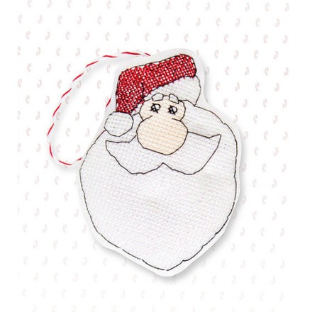 Дед Мороз. Ёлочная игрушка Набор для вышивания крестом Luca-S JK014 - Вышивка крестиком и бисером - Овца Рукодельница