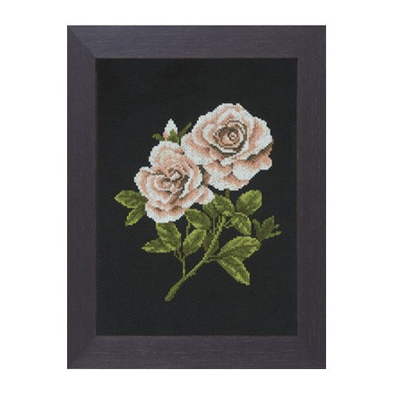 Набор для вышивания Lanarte L38011А Roses on black - Вишивка хрестиком і бісером - Овечка Рукодільниця