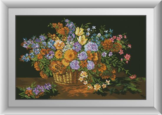 Кошик з квітами. Набір алмазний живопис. Dream Art (30930D) - Вишивка хрестиком і бісером - Овечка Рукодільниця