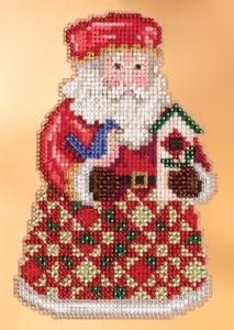 Cozy Christmas Santa/Уютный Рождественский Санта. Набор для вышивания. Mill Hill (JS203104) - Вышивка крестиком и бисером - Овца Рукодельница