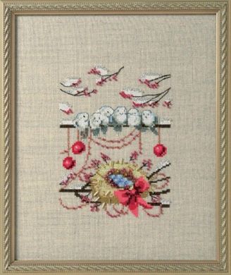 Winter Owl / Зимове гніздо. Схема для вишивання хрестиком. Nora Corbett (NC276) - Вишивка хрестиком і бісером - Овечка Рукодільниця