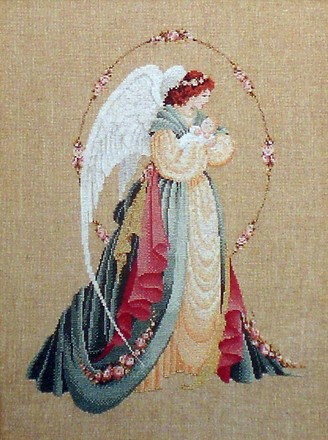 Ангел-Хранитель. Схема для вышивки крестом. Lavender Lace (LL18) - Вышивка крестиком и бисером - Овца Рукодельница