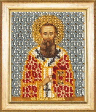 Икона святой Григорий Богослов. Набор для вышивки бисером. Чаривна мить (Б-1159) - Вышивка крестиком и бисером - Овца Рукодельница